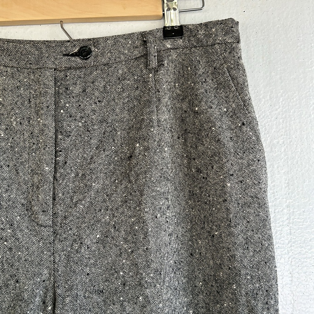 Pendleton Wool Pants Women’s Size 14 Made in the USA Marled Black/White - Picture 3 of 11